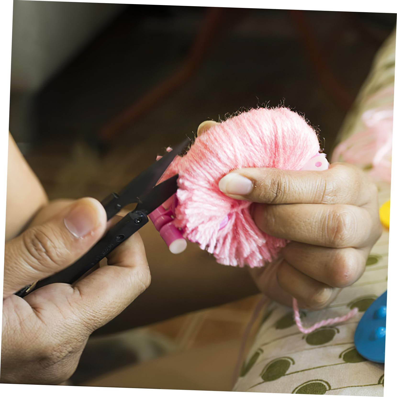 SEWACC 24stücke Teiliges Pompom Maker Aus Fluff Bastelwerkzeug Für Strickprojekte Und Kreative Handarbeiten