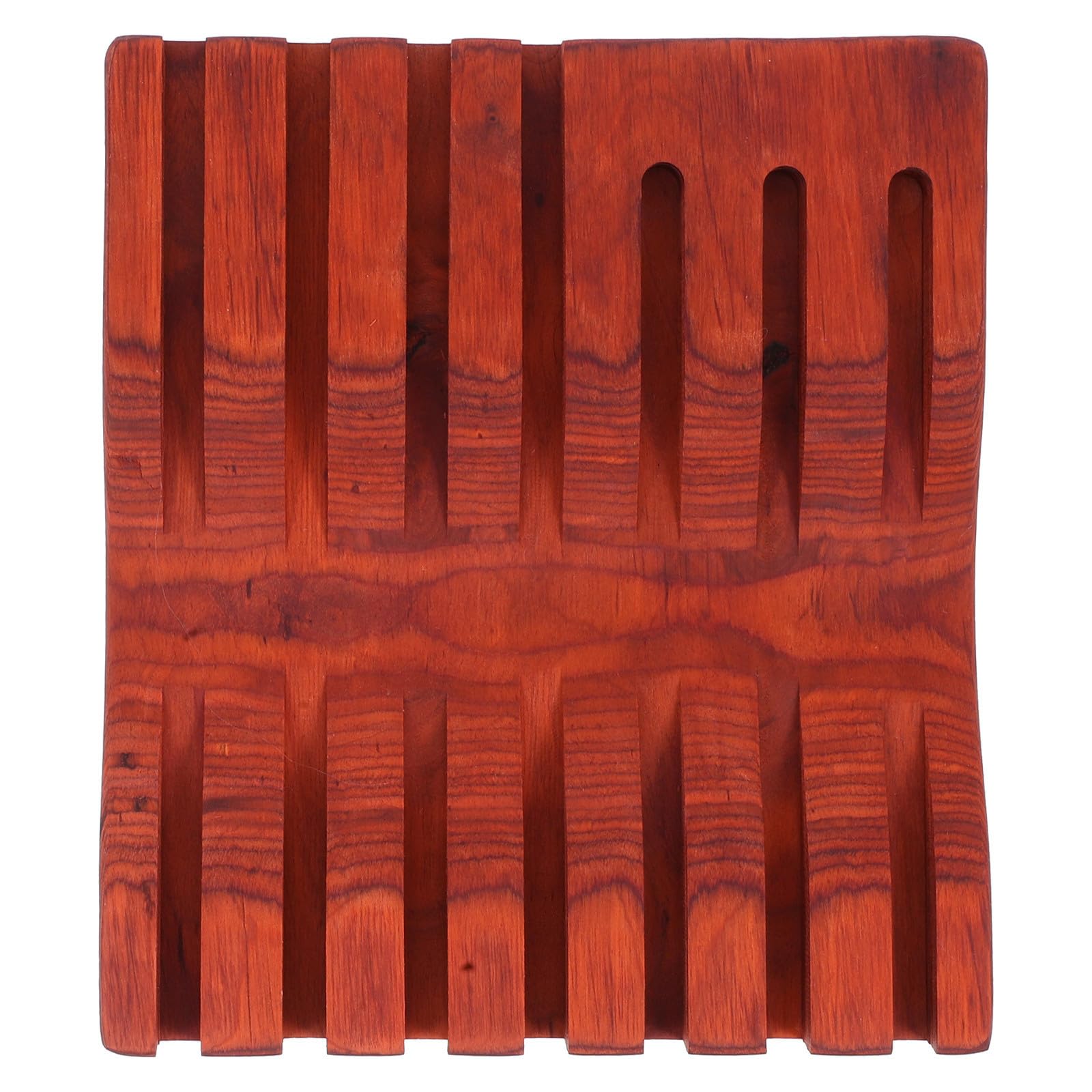 Boîte de rangement ciseaux coiffure luxe en noyer noir chic