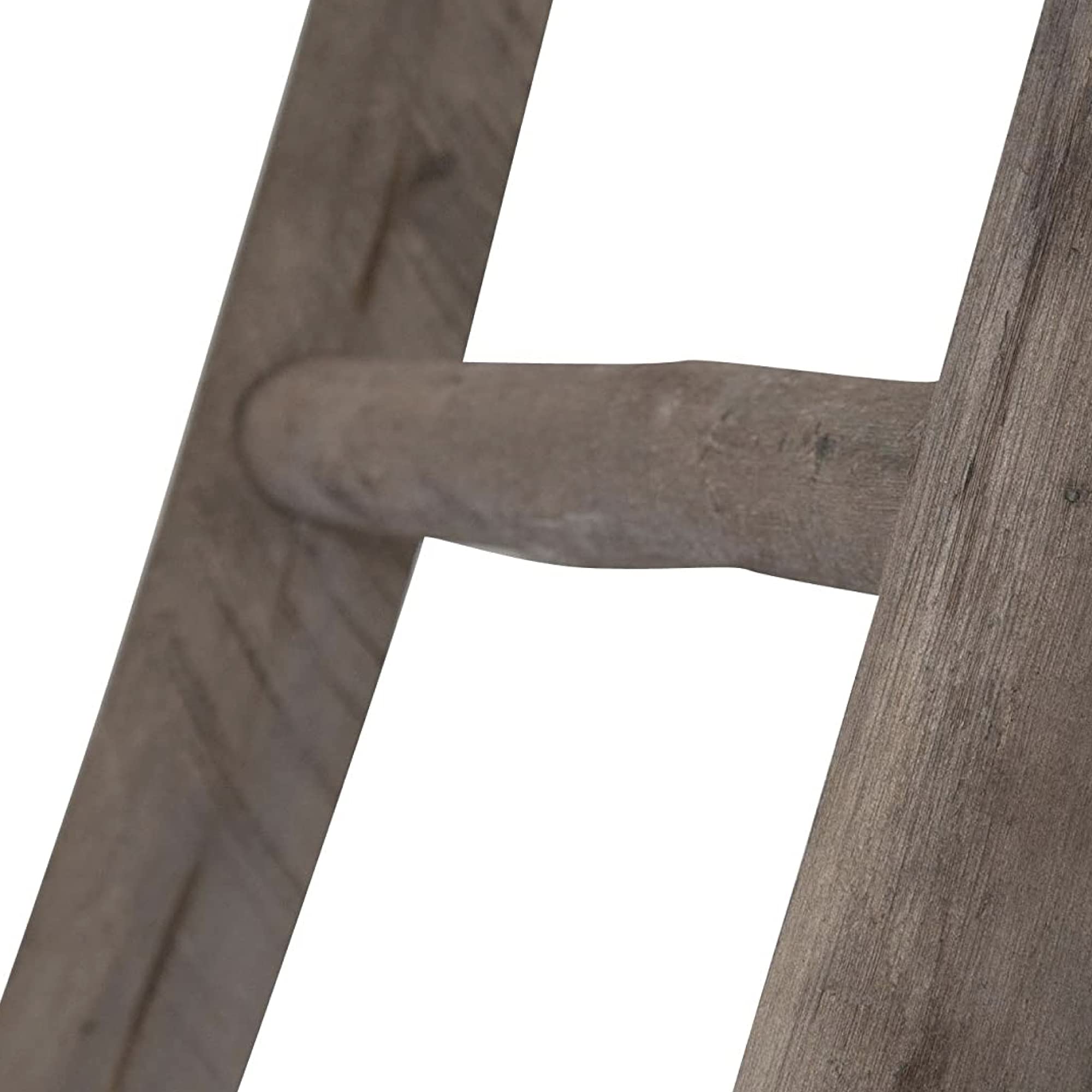Biscottini Echelle Bois Porte Serviette et vêtements 180x44x8 cm | Echelle Decorative pour Salon, Salle de Bain et Chambre | Echelle Bois Deco