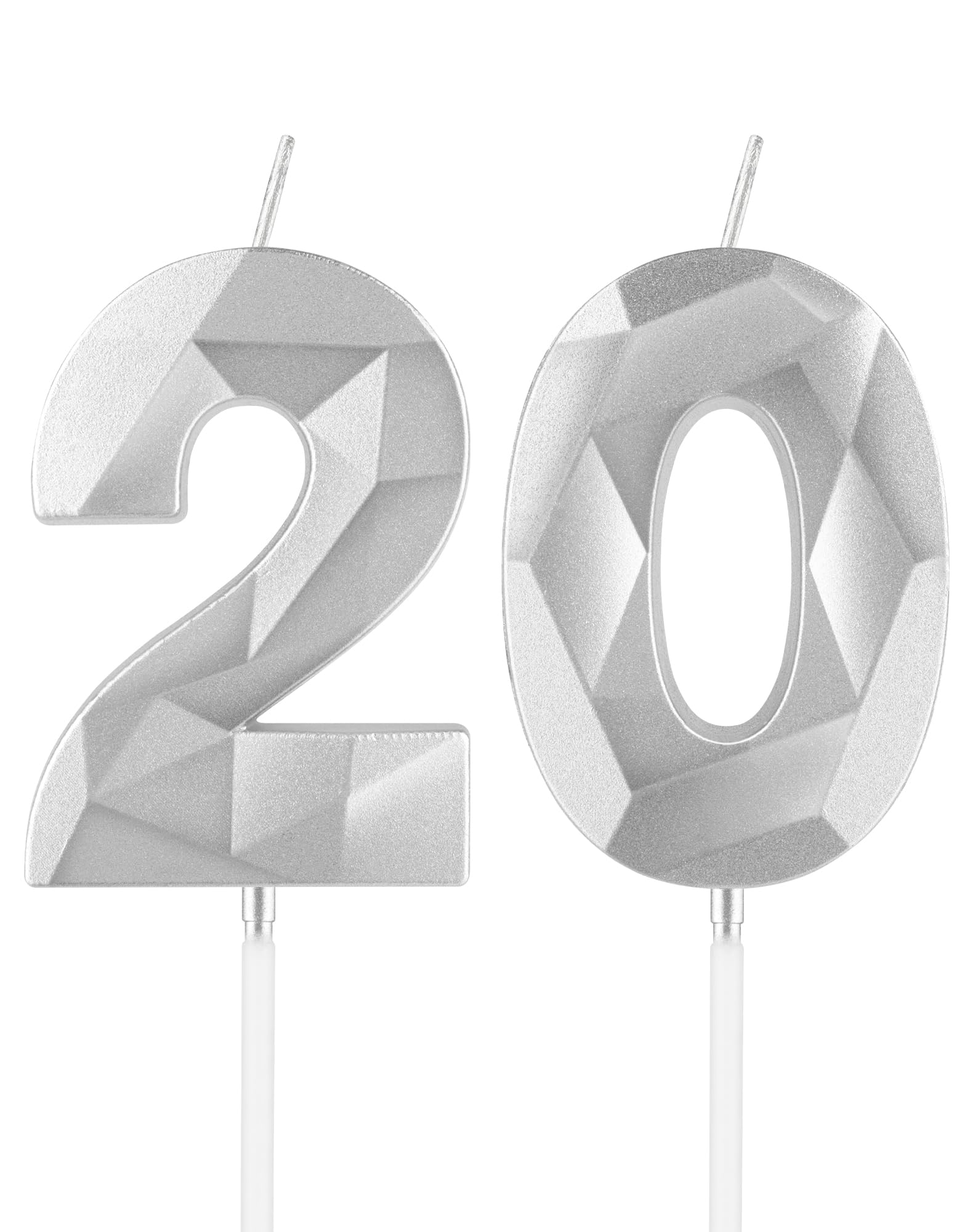 Royal Blue 13th Birthday Candles, 3D Number 13 Candle for Cake, Boy Girl 13th Birthday Decorations,Sapphire Candle Topper Blue Cake Decorations for Birthday Party Wedding Anniversary Supplies — view 365