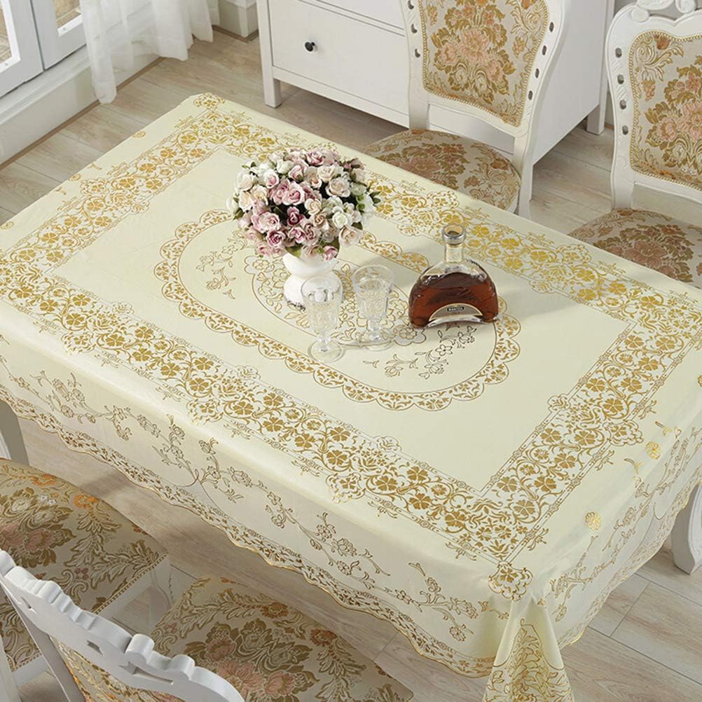 Coffee Table Tablecloth PVC Waterproof Anti-scalding and Oil-Free Disposable Rectangular Plastic Table Mat