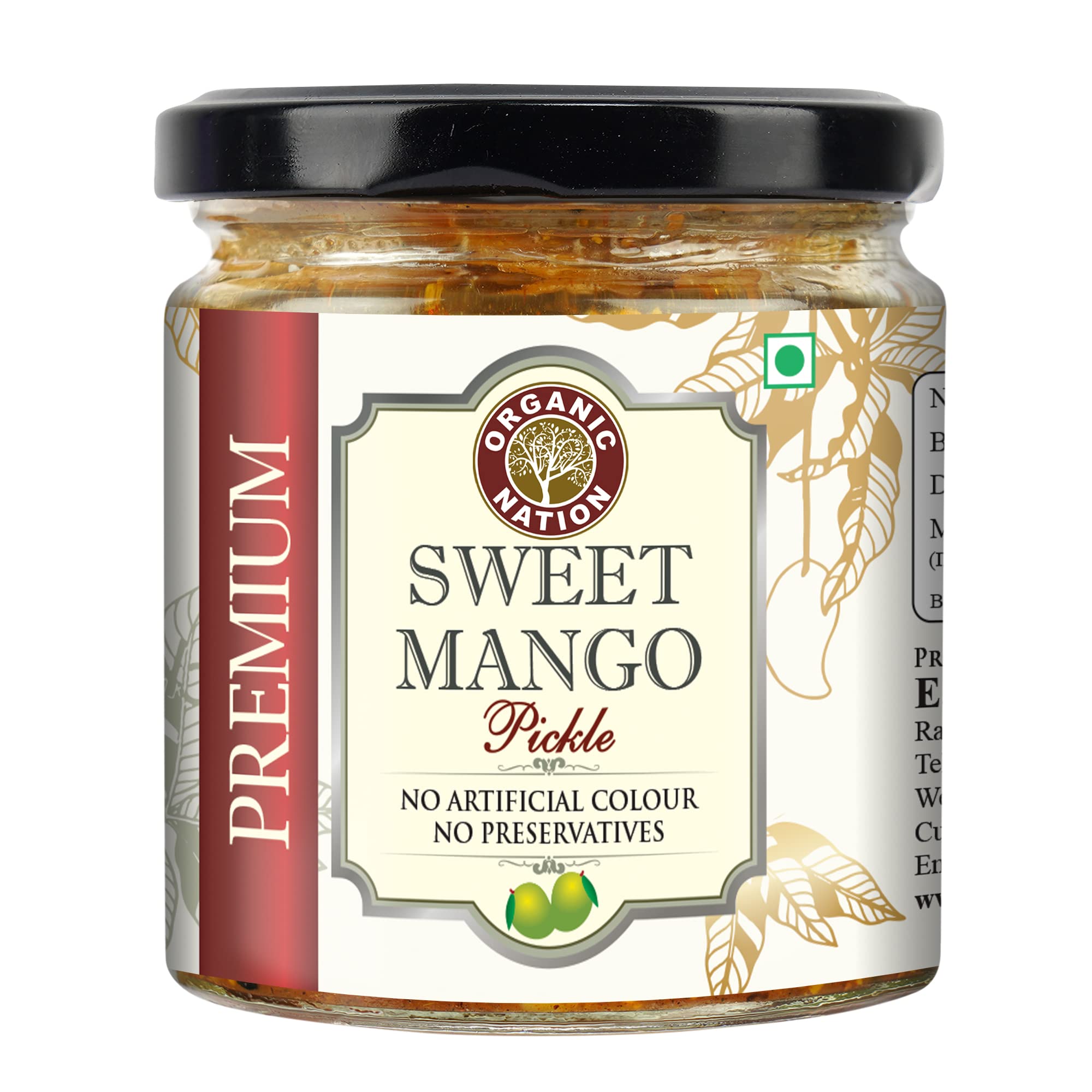 Organic Nation Sweet Mango Pickle | Organic Pickle | Homemade Pickle | 250 gm (B0BLYP4DRX) Amazon Price History, Amazon Price Tracker
