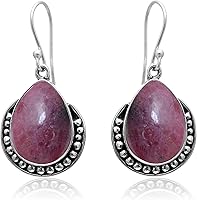 Vista 41 de Veracity Jewelry - Aretes de plata de ley con piedras preciosas para mujeres y niñas, regalo para su cumpleaños, aniversario, esposa, mamá, novia