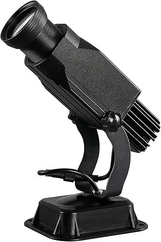 YKGOBO Proyector GOBO con logotipo LED de 30 W con luz de efecto DJ con zoom manual, incluye GOBO de vidrio personalizado gratuito para proyectar