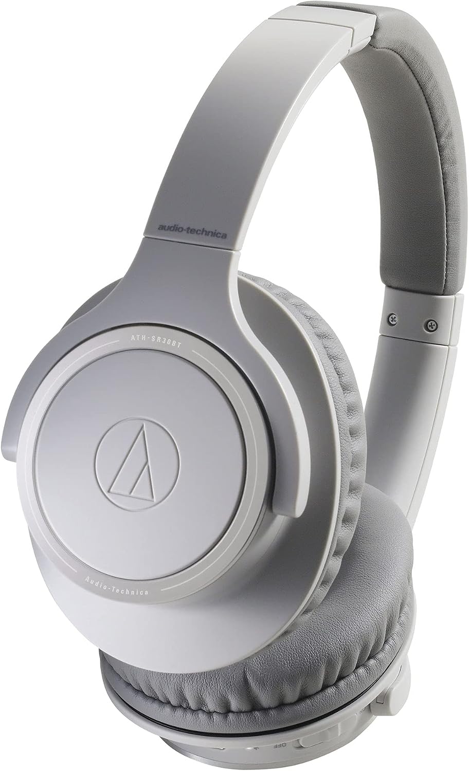 ایگرد | قیمت و خرید Audio-Technica ATH-SR30BT Wireless Over-Ear Headphones  (Gray) + Headphone Case + Cleaning Cloth - Deluxe Bundle