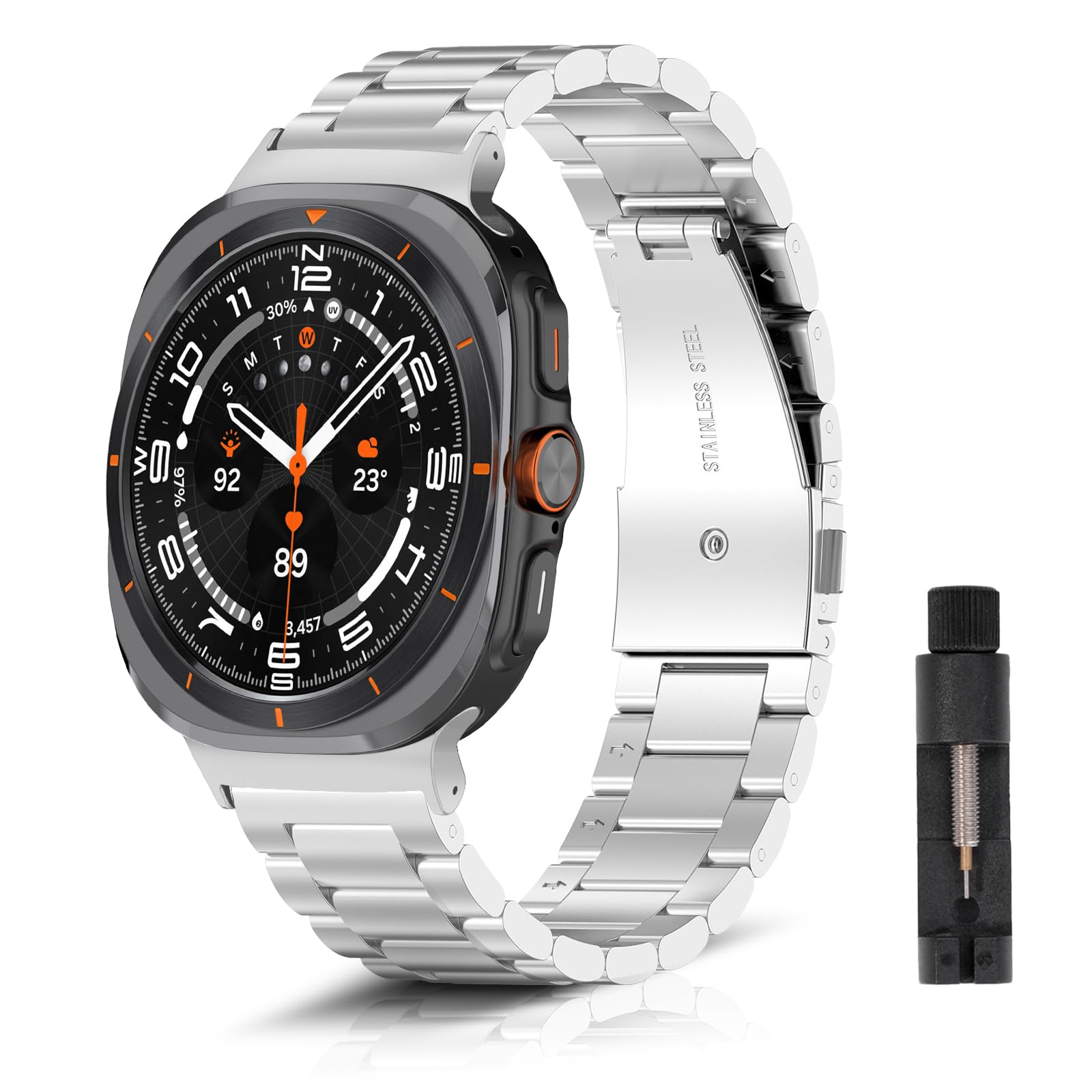 Amazon | [ReHowy] バンド Samsung Galaxy Watch Ultra 47mm 対応 交換 