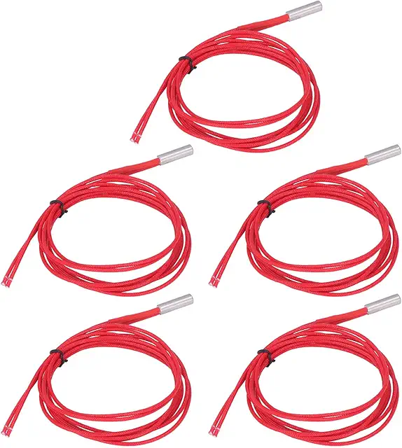 Resistencia de Cartucho 12V 40W 6x20mm Acero Inoxidable Compatible Anet A8 A6 A2