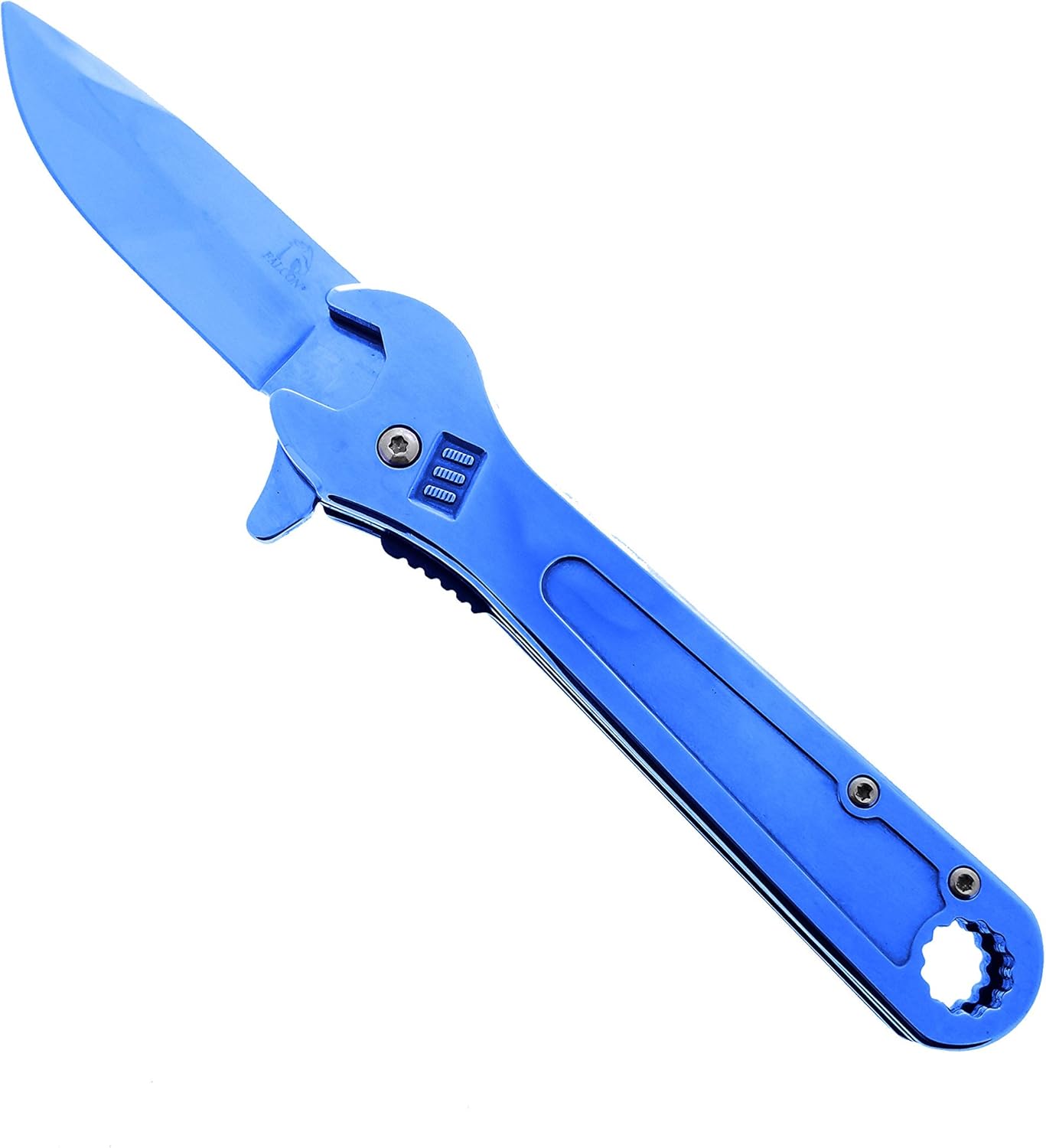 Falcon 12 mm/9 mm Gauge Functional Wrench Assisted Pocket Folding Knife. for Camping, Hunting, Daily Work Task