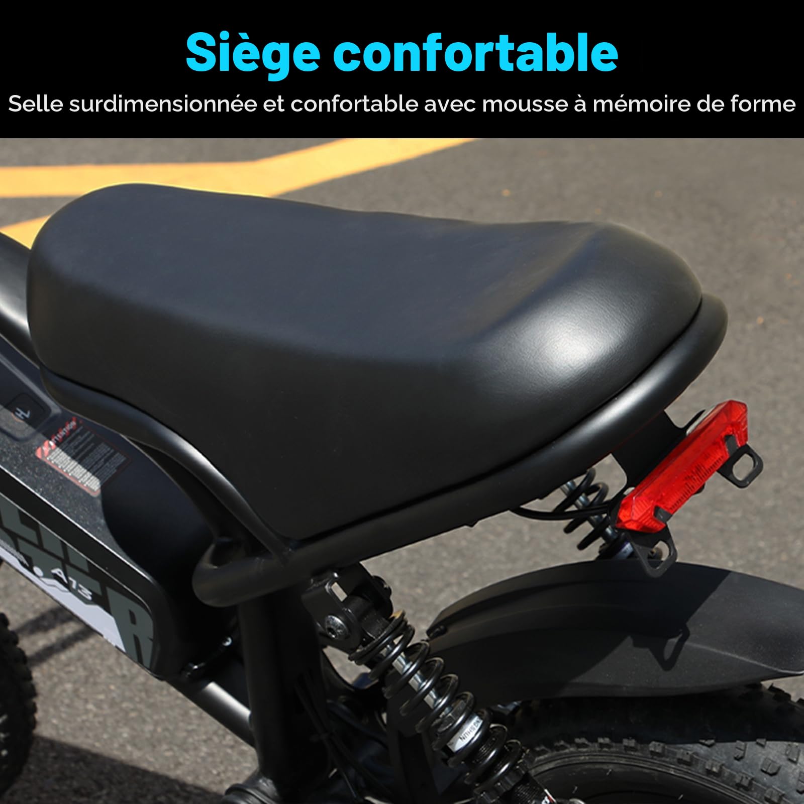 Vélo Électrique pour Jeunes 16" 3.0 Fat Tire, Batterie Amovible 36V 13Ah, Vélo Électrique avec 3 Modes de Conduite, Écran LCD Intelligent, Frein à Double Disque, Autonomie 30-60km