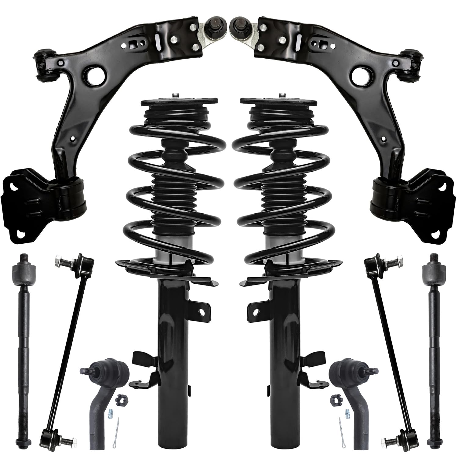 Detroit Axle - 10pc Front End Suspension Kit for 2014-2019 Ford Escape