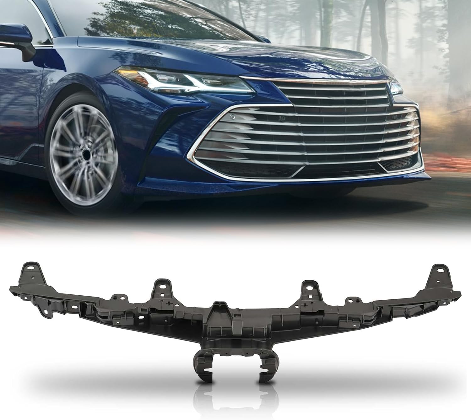 Amazon.com: KARPAL Front Bumper Upper Grille Bracket Assembly ...