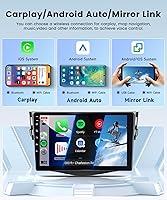 Vista 3 de Radio de coche 2G+64G para Toyota RAV4 2007-2011 SIN JBL, Rimoody Android 13 Estéreo de coche inalámbrico Carplay Android Auto Bluetooth 5.0