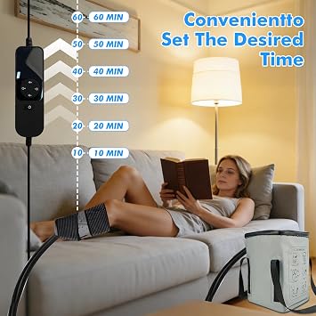 Cryo Cuff Knee Cold Therapy Machine, Ice Therapy Machine with 14L Super Large for After Surgery, 6 Adjustable Water Flow Levels Knee Cold Compress Kit for Shoulder Ankle, Back