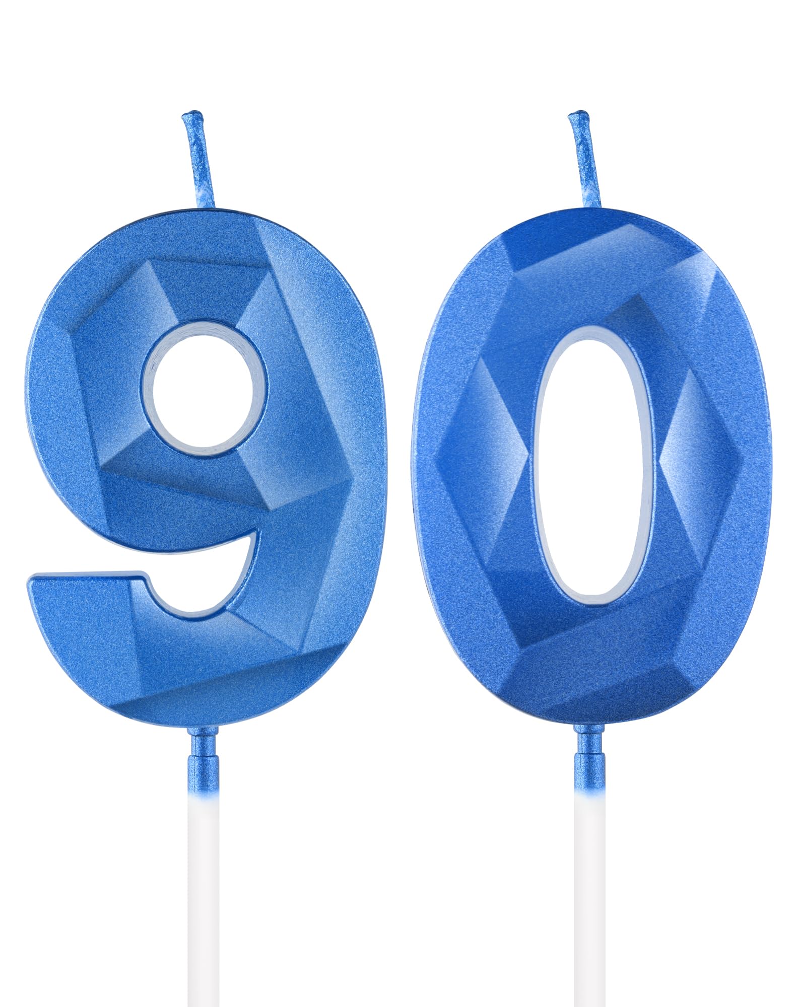 Royal Blue 13th Birthday Candles, 3D Number 13 Candle for Cake, Boy Girl 13th Birthday Decorations,Sapphire Candle Topper Blue Cake Decorations for Birthday Party Wedding Anniversary Supplies — view 291