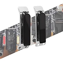 LED Rear Fender Saddlebag Lights Turn Signal Brake Run Lamps Fit for Harley Touring Road King FLHR Electra Glide FLHT Ultra Limited FLHTK 2014-2024 (Chrome Housing Smoke Len)