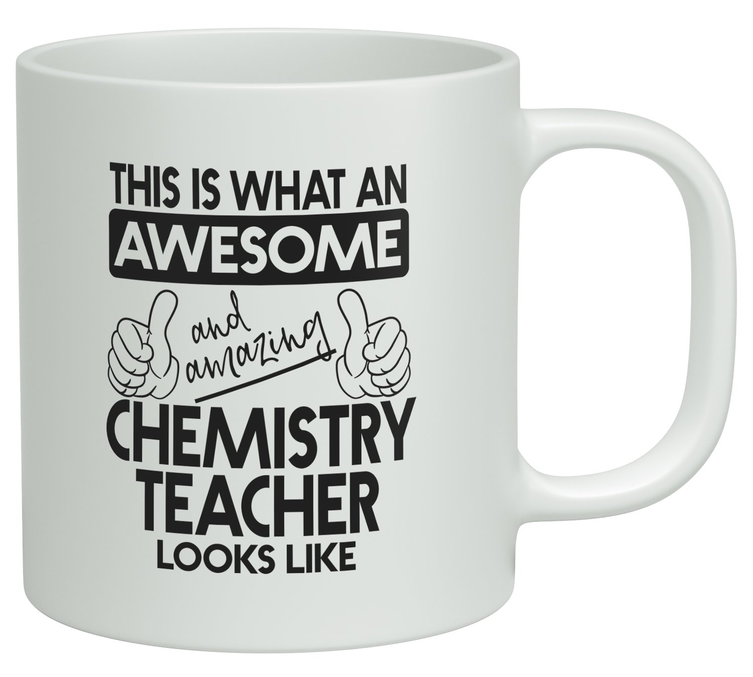 Shopagift This is what an Awesome and Amazing Chemistry Teacher Looks Like White 10oz Novelty Gift Mug Cup