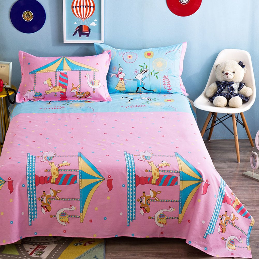 Drap en coton enfant pour lit twin et nuits douces