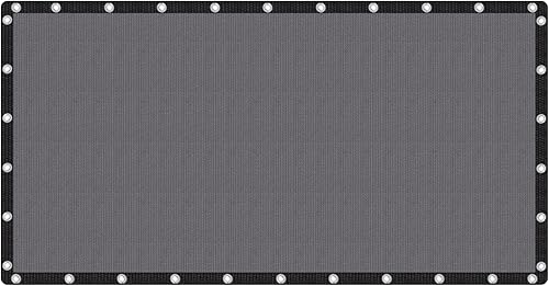 VICLLAX Tela de sombra 90% con ojales reforzados, tela de protección solar para exteriores, patio, jardín, pérgola, cubierta toldo, 10 x 20 pies,
