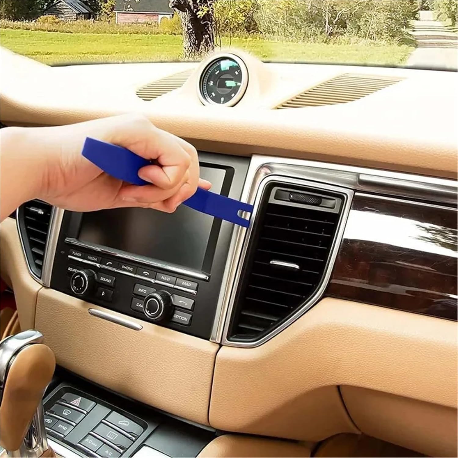 Panel Removal Tool 25pcs Car Disassembly Tool Kit Stereo Repair DVD Dashboard Removal Interior Plastic Trim Panel Hand