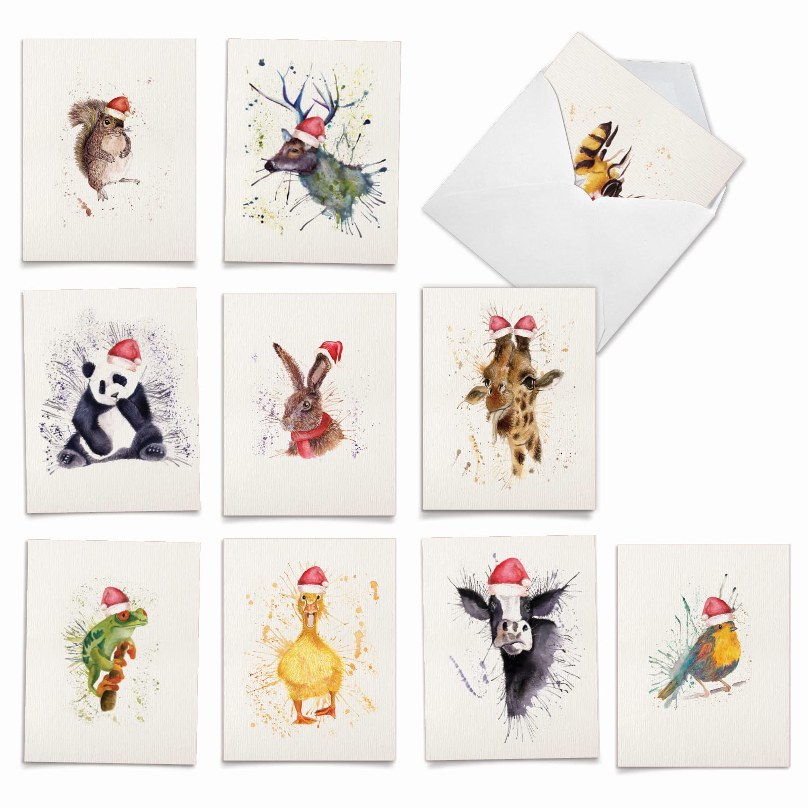 Amazon.com: The Best Card Company: Christmas Animals