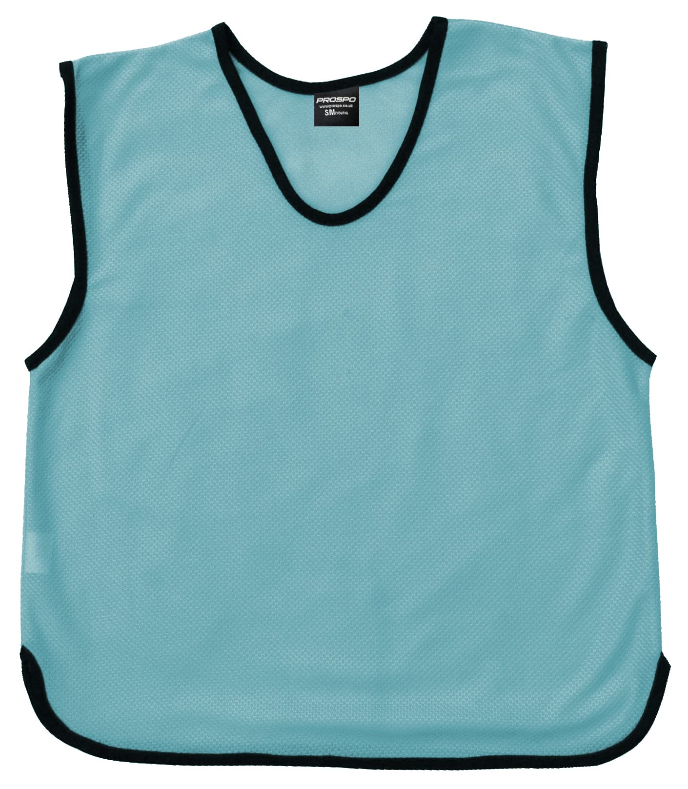 Prospo Sports Training Bibs Football Soccer Rugby Mesh Bibs (Turquoise, Youth (Small to Medium))