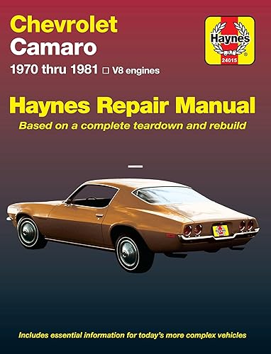 Chevrolet Camaro (70-81) Haynes Repair Manual (Haynes Repair Manuals)