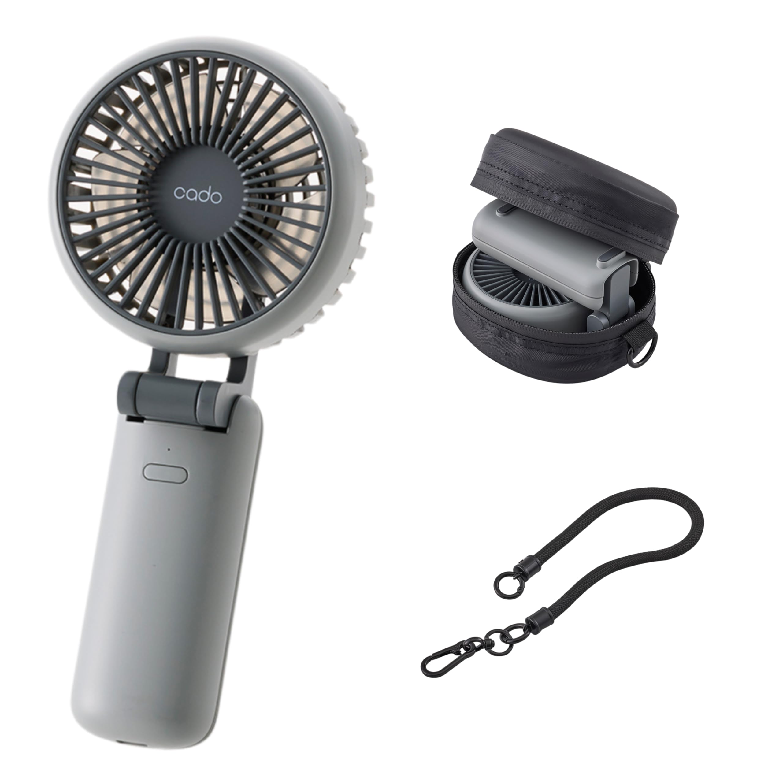 Amazon | cado ハンディファン STREAM Mini CG ストラップ（S）付き PD