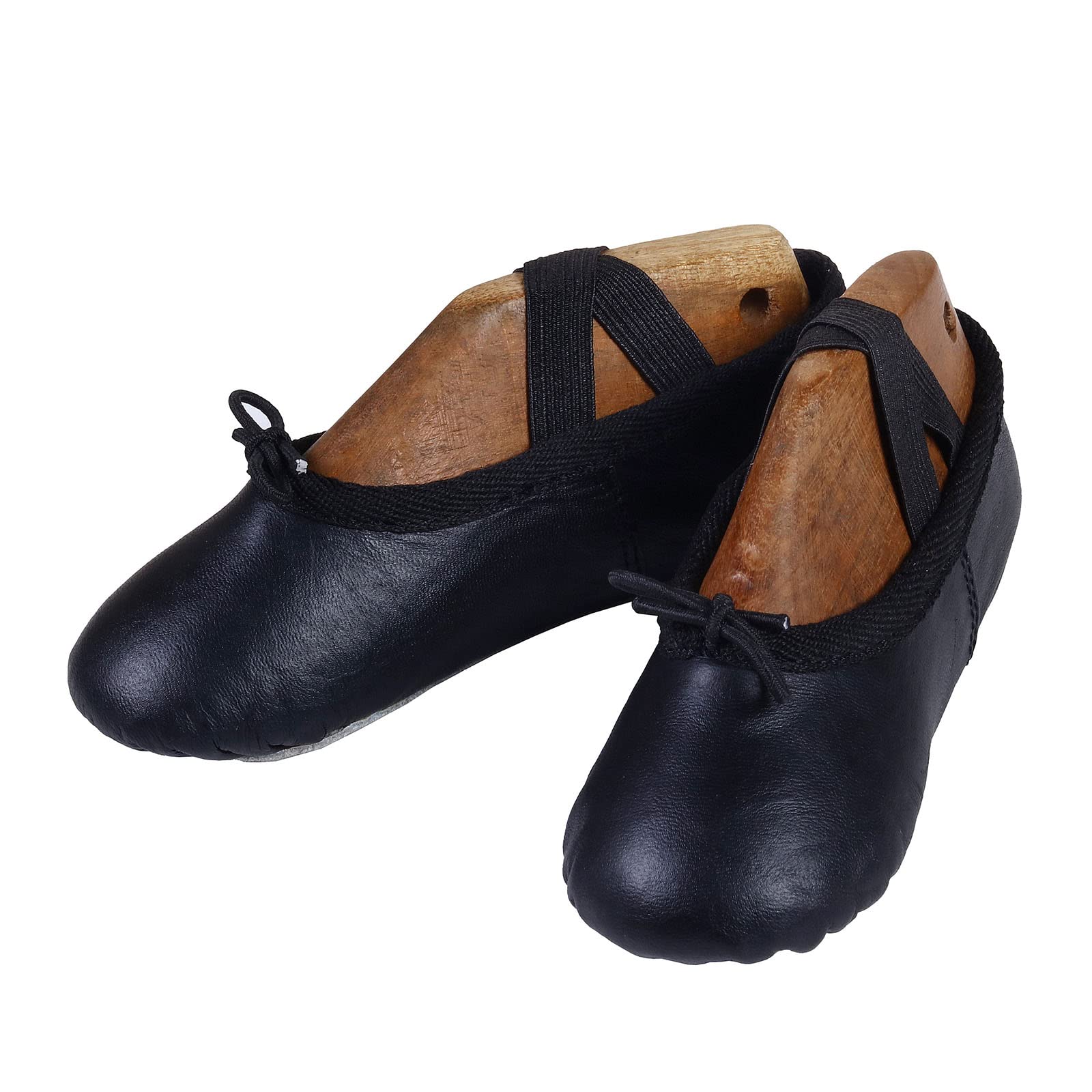 Capra FalconeriBallet Dance Shoes - Full Flat Leather Sole Dancing Shoe Yoga Gymnastic Slippers for Girls - Kids Women & Adults