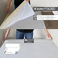 Vista 6 de Neatiffy Rollo de mantel de plástico desechable Mantel impermeable Cubierta para mesas rectangulares, cuadradas, redondas, ovaladas picnic