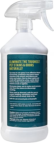 Miniatura 9 de ALZOO Removedor de manchas y olores, levanta y disuelve rápidamente las manchas de mascotas y ayuda a eliminar olores, ingredientes activos 100% a