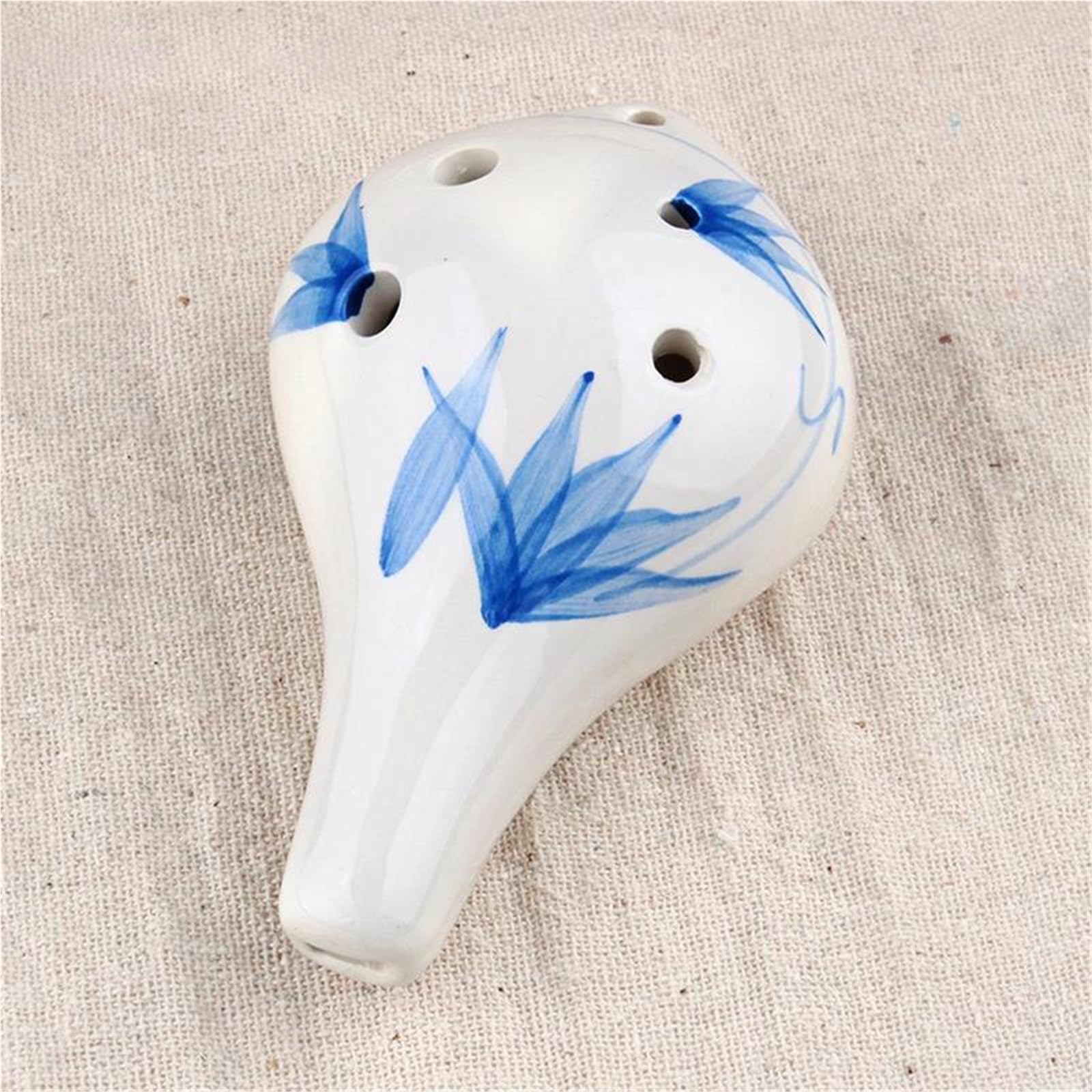 Ocarina Ocarina In Do Maggiore Contralto In Miniatura Dipinta A Sei Fori Piccolo Strumento Per Principianti(Blue)