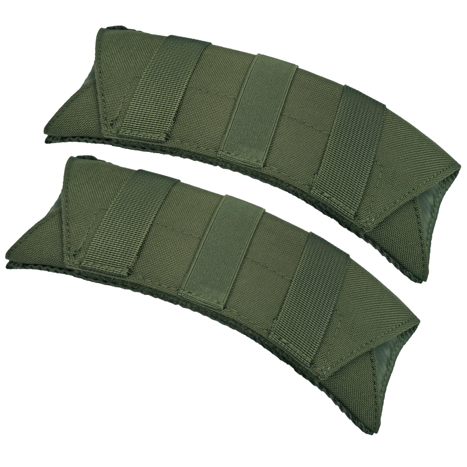 Ultra Thick Shoulder Strap Pad 2 Pack, Heavy Load Backpack Strap Pads, High Elasticity Tactical Bag Shoulder Pads (Green)-image-7