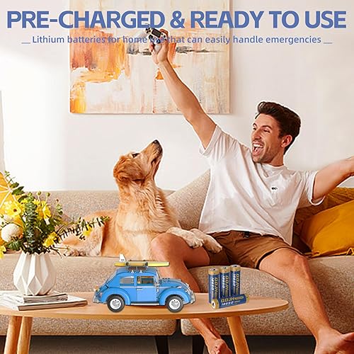 Miniatura 7 de Paquete de 4 baterías recargables 18650 con botón superior de 3.7 voltios, batería de litio para faros, linternas, timbres de puerta, automóviles a