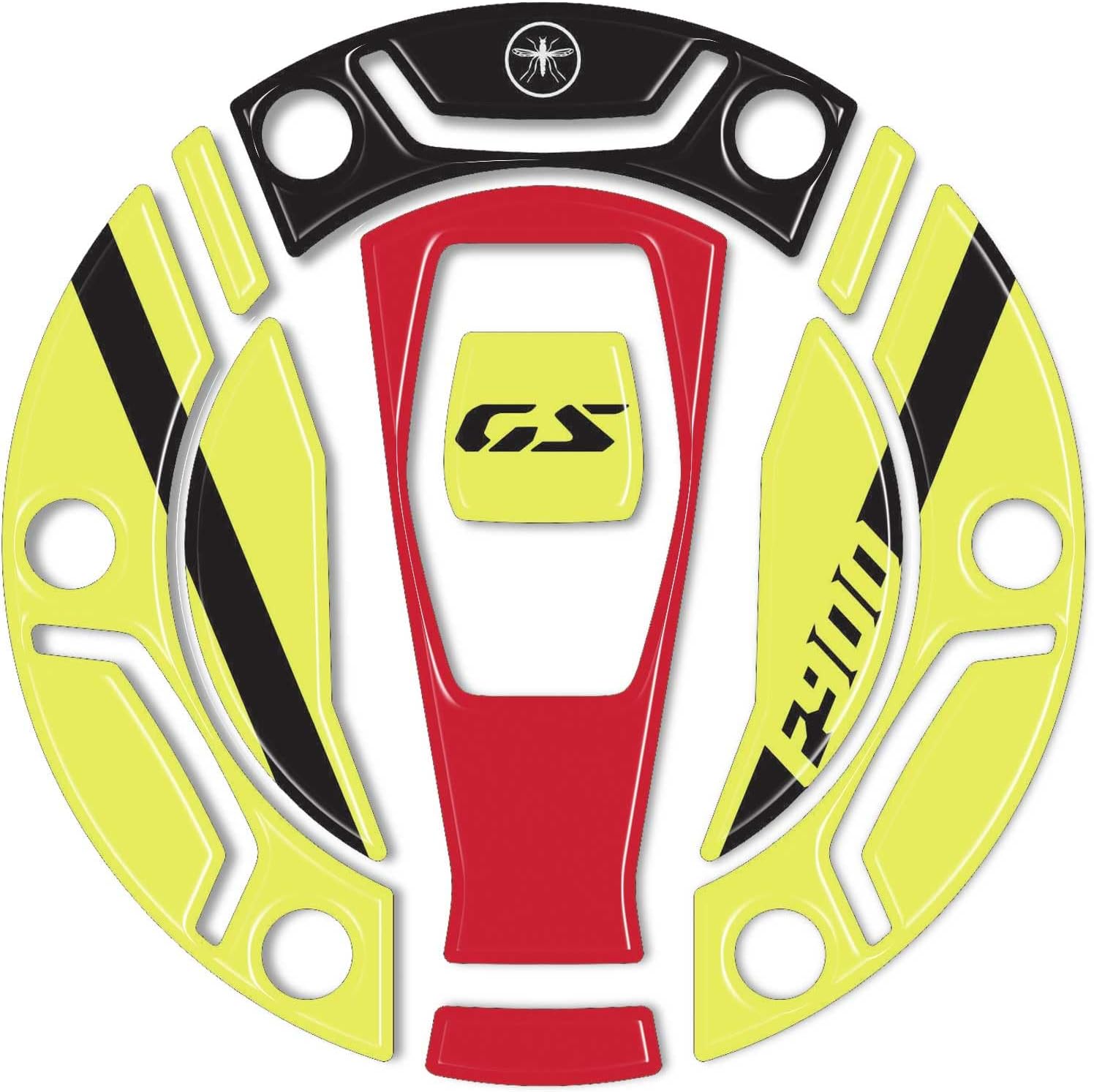 labelbike - 3D Sticker Motorcycle Fuel Tank Cap Keyless Protection and Decoration in Resin Compatible with BMW F900 GS 2024