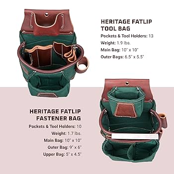 Adjust To Fit Fat Occidental Fatlip Tool Bag Fat Lip Tool Bag Occidental Leather Adjust To Fit Tool Belt 9855