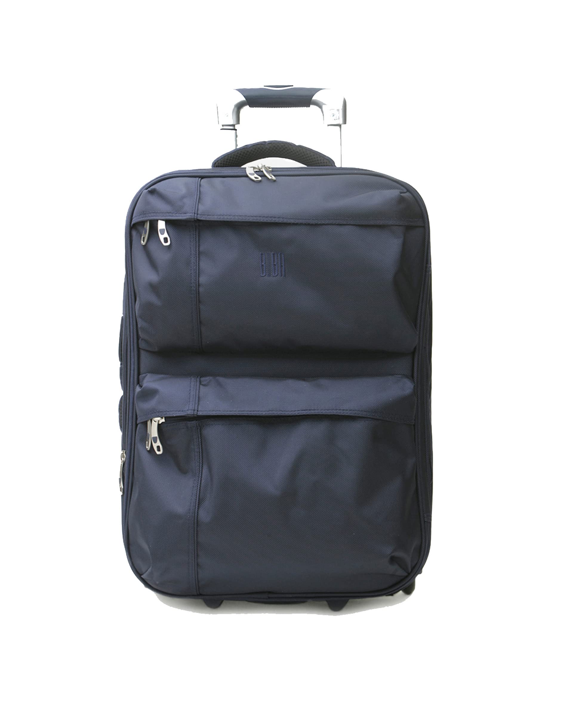 BIBA Valise de Voyage Type Trolley, Valise Meri G, poignée Trolley, Fermeture à glissière, Polyester + ABS
