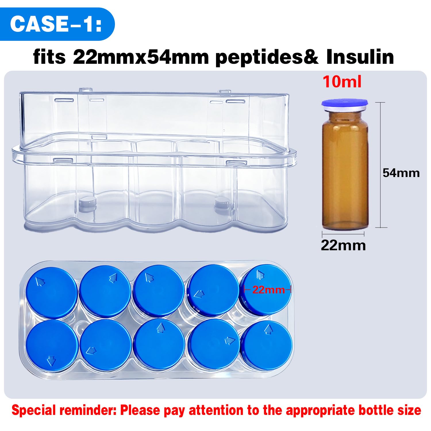 glp 1 storage container Hydrapeak Thermos Vial Insert – 3ml Peptide GLP-1 Travel System 1 Companion — a daily formula to support metabolic health and comfort on a GLP 30ml Vial Storage Box for