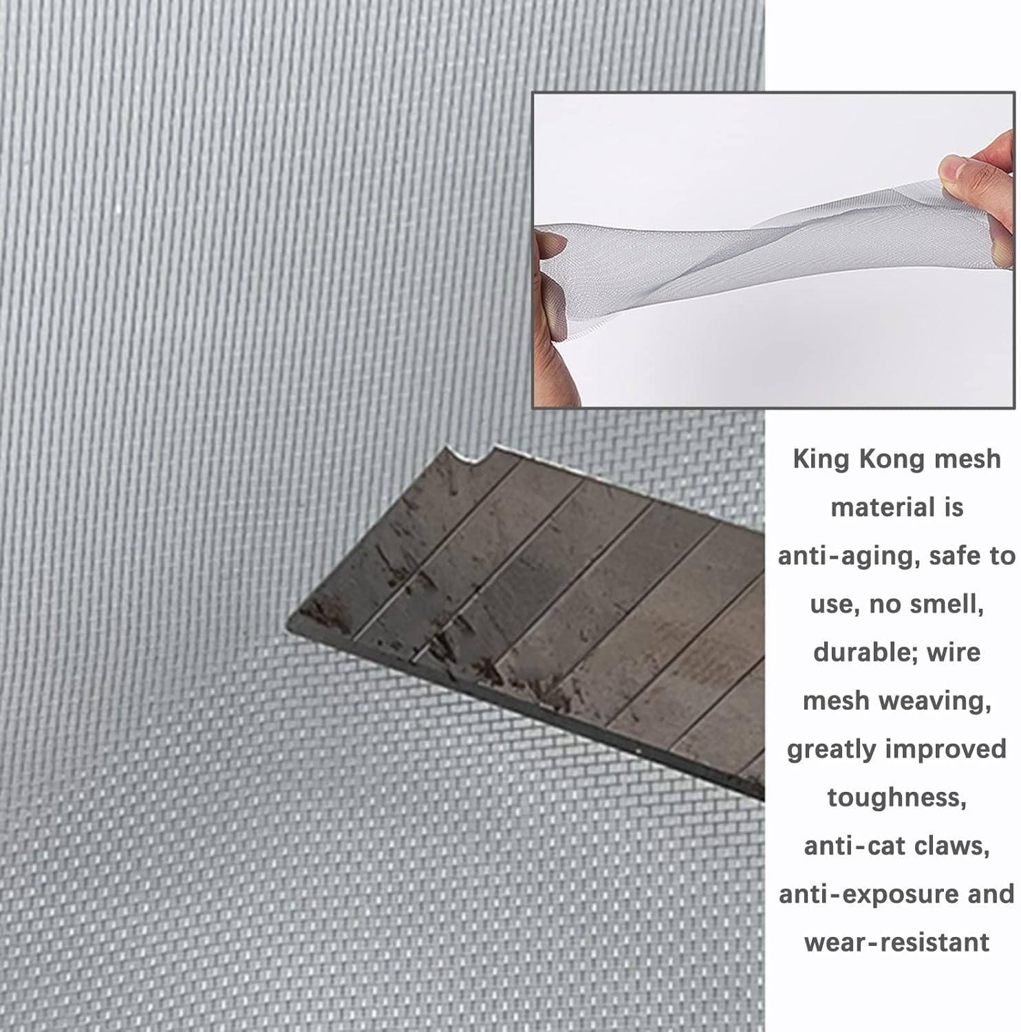 Treillis métallique tissé en acier inoxydable, écran de rechange pour ventilation et protection dans la maison, la cuisine, le jardin et la terrasse