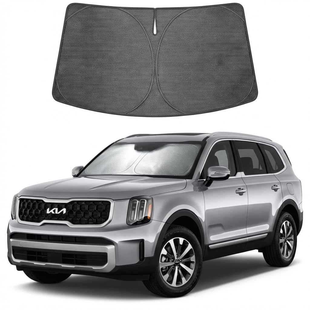 Proadsy Custom Fit Car Windshield Sun Shade for 2020-2025 Kia Telluride