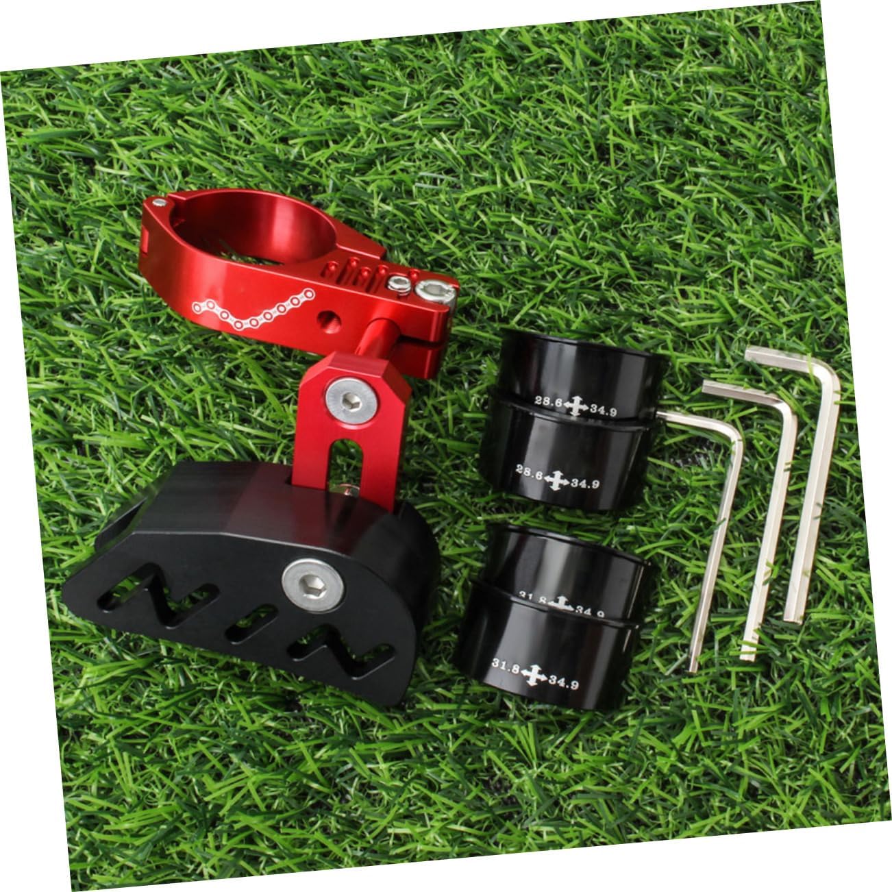 Toyvian 1Set Bike Chain Stabilizer Folding Chain Tensioner Single Disc Chain Deflector Lightweight Sturdy Design for Mountain Biking Prevents Chain Drop Bumping