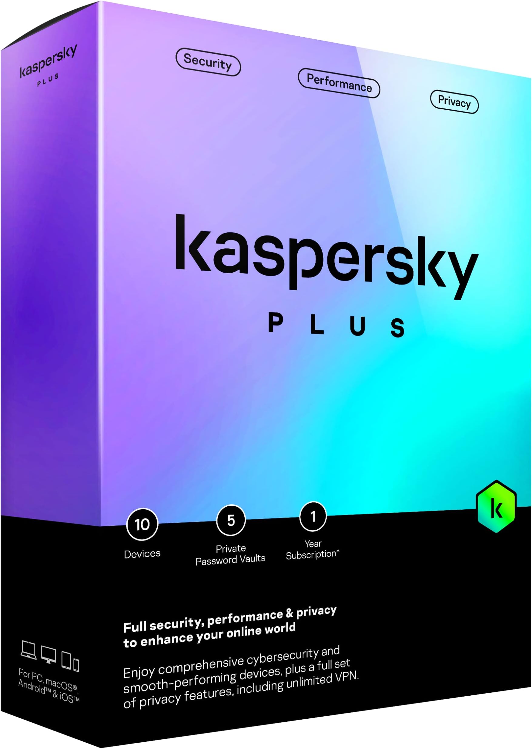 Kaspersky Total Security - 1 User, 1 Year (No CD, Voucher Only)