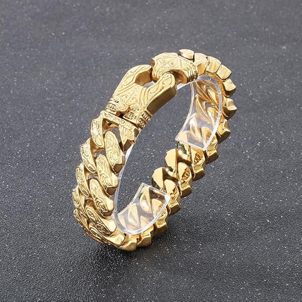 18K Gold Mesh Cuban Bracelet, Fashion Accessory, Suitable for Both Men and Women, Birthday Gift, Hip-hop Jewelry, Solid Tennis Bracelet, Miami style Christmas gift - Image 5