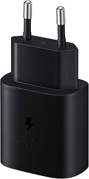 Samsung Type C Fast Charging Adapter, 25W, EP-TA800N, Black