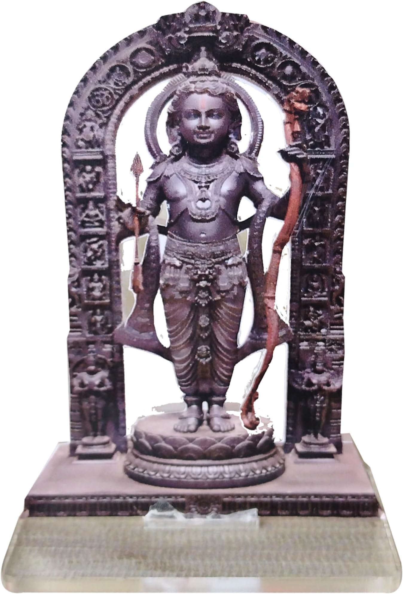 Ram Lalla Statue The sign master 2D idol 5mm acrylic cutout for decoration, gift or multiple use