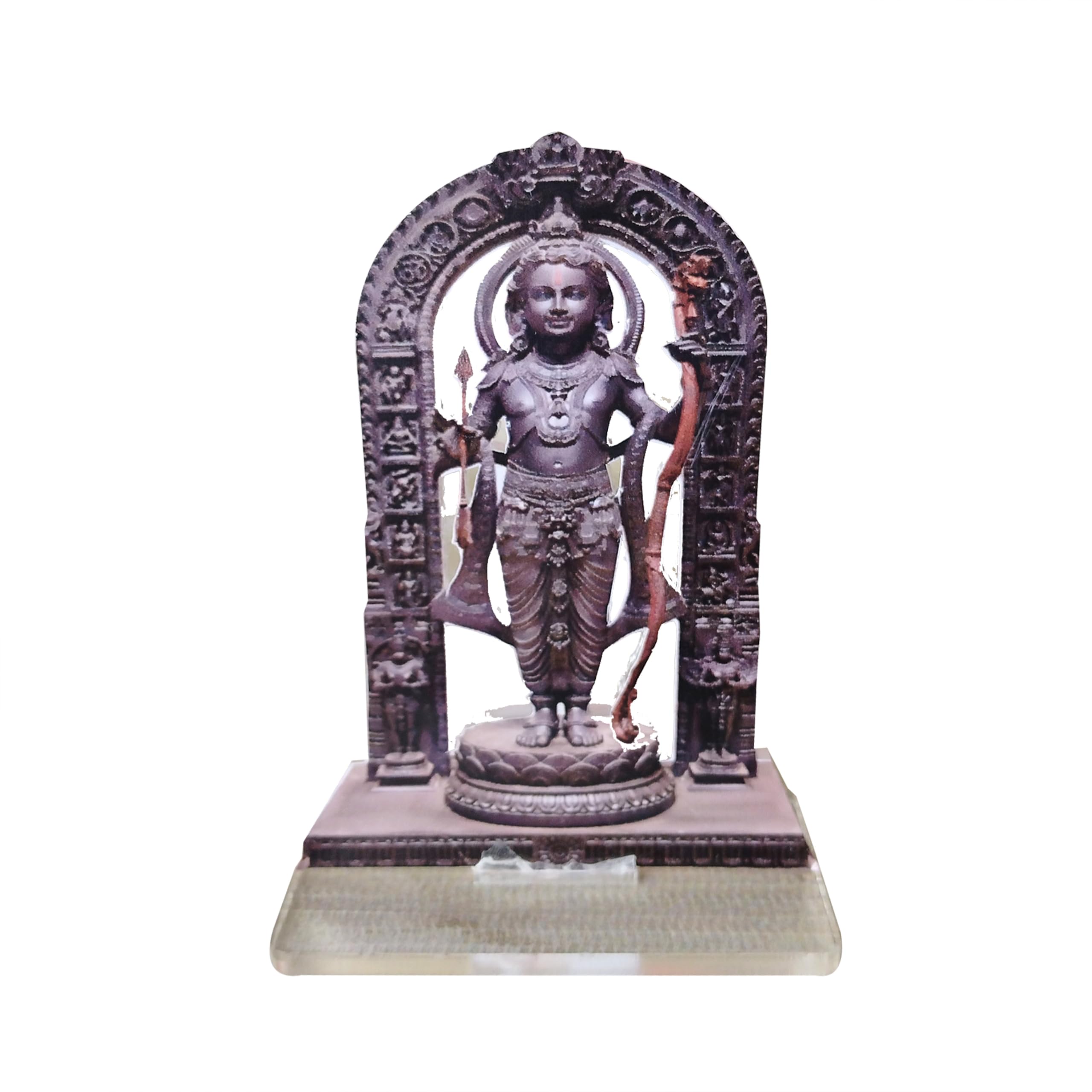 Ram Lalla Statue The sign master 2D idol 5mm acrylic cutout for decoration, gift or multiple use