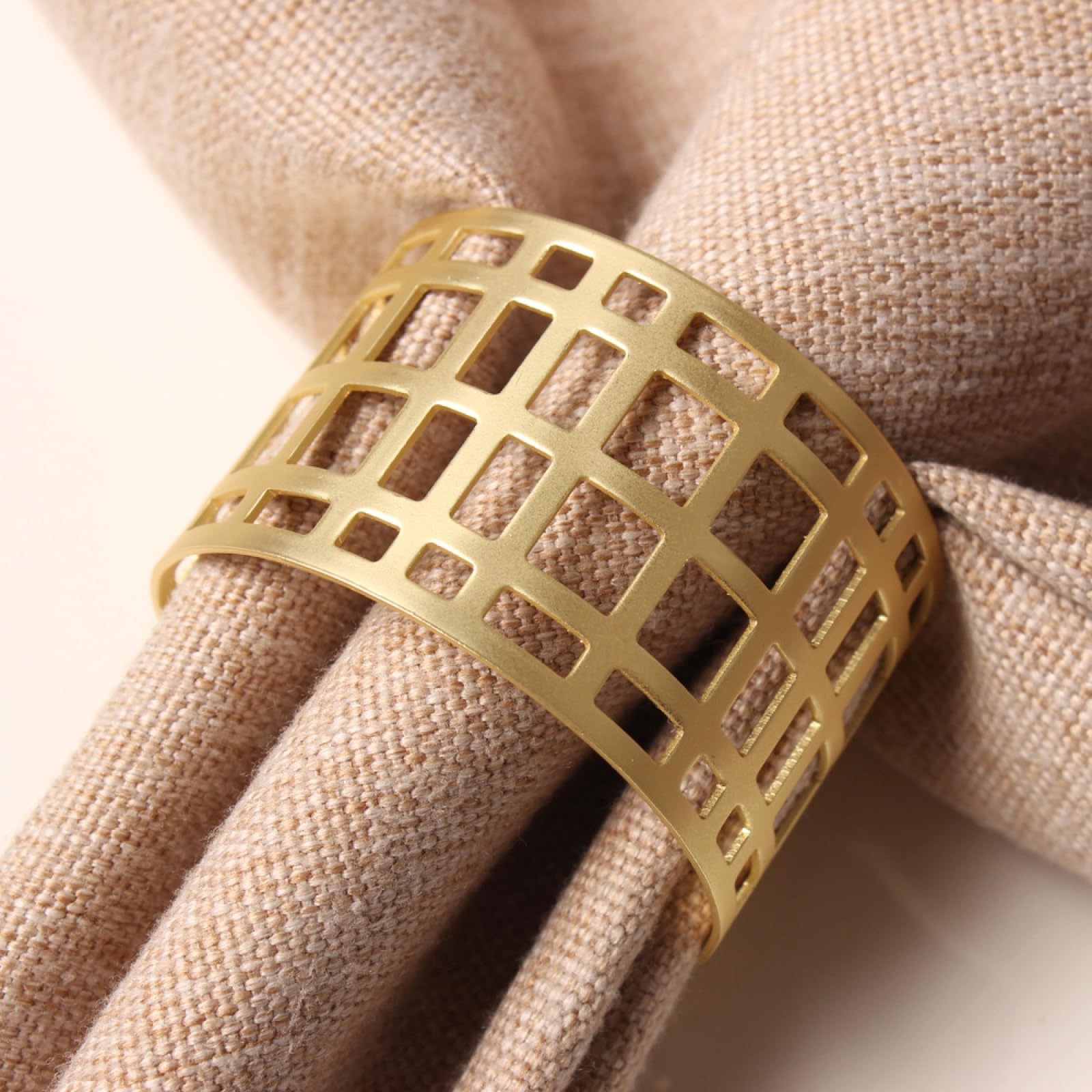 12 stks Gouden Spiraal Servet Ringen, Spiraal Servetringen Goud