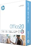 Papier d'Impression HP 8,5 x 11 Bureau 20 lb 1 Rame 500 Feuilles 92 Luminosité Fabriqué aux États-Unis Papier de Copie Certifié FSC Compatible HP 172160R