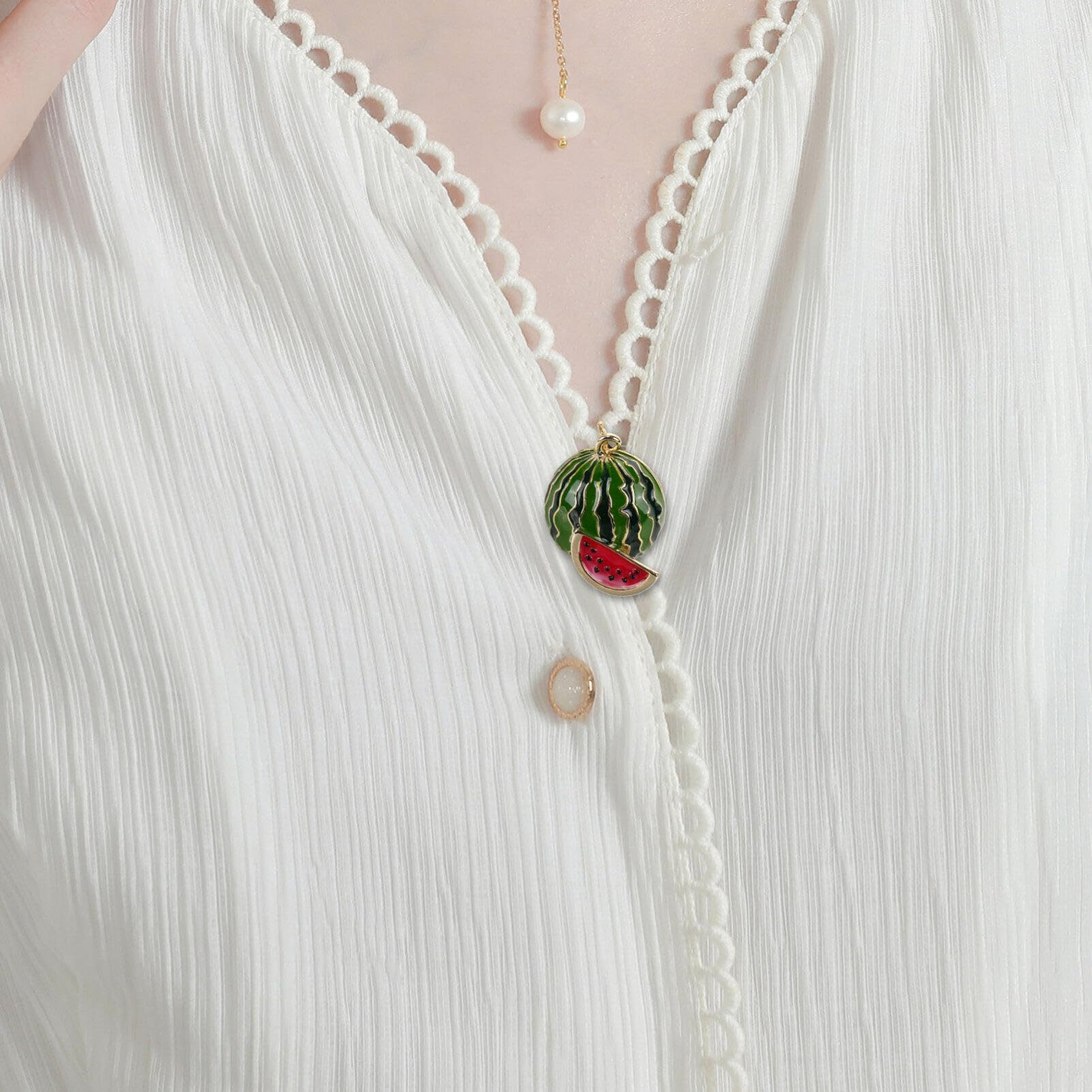 Palestina Spilla Watermelon Lavoro Smalto Donne in Metallo Besta Badge Frutto Scialle Stubito Corso Corso Corso Cardigan Cancella Scarpa Cuccatura Bilanci Bishing Gioielli