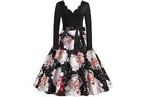 Basysin White Christmas Dress