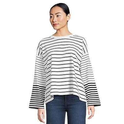 Madewell Easy Long Sleeve T Shirts Stripe Women